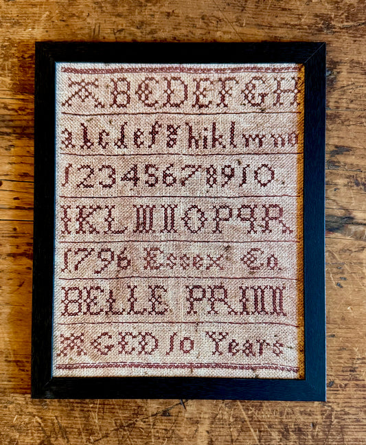 Alpha Redwork - 9" x 11"