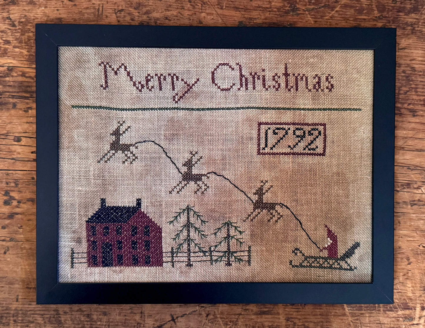 Santa Flying Reindeer