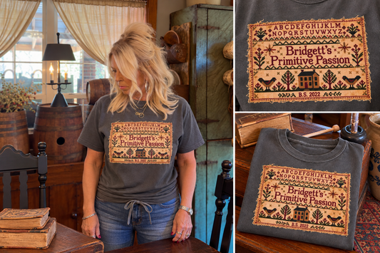 Bridgett's Primitive Passion Sampler T-Shirt