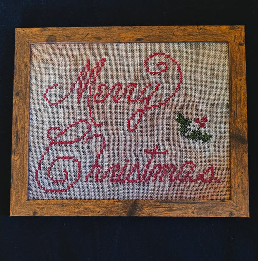 Cursive Merry Christmas