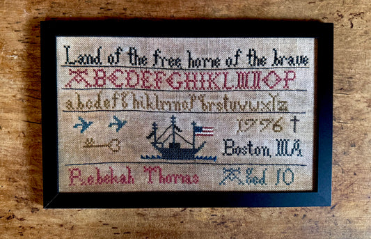Land of Free Ship - 9" x 15"