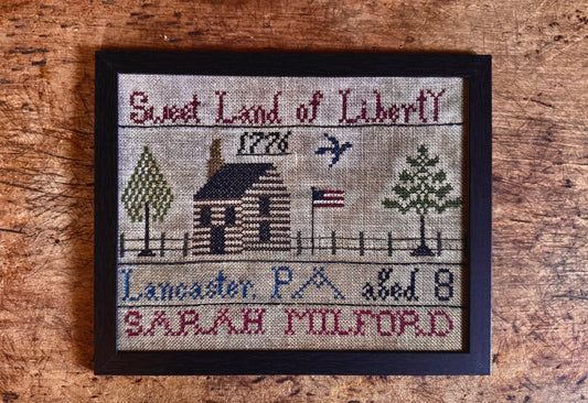 Sweet Land Log Cabin - 9" x 11"