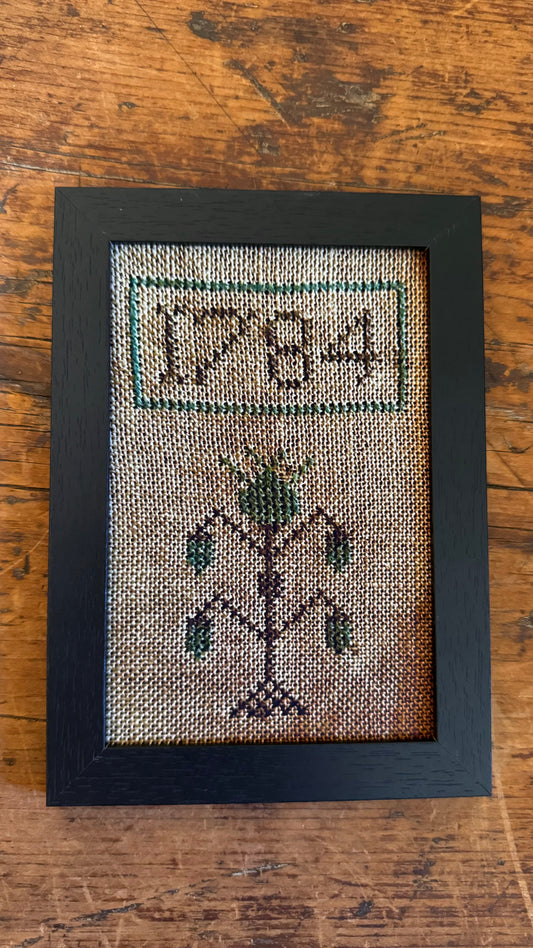 1784 Flower Motif - 5"x7"