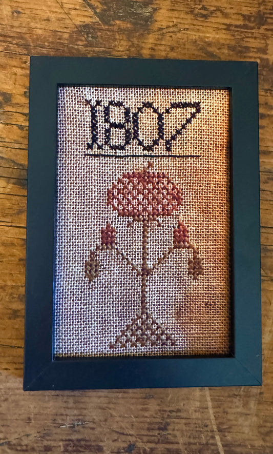 1807 Flower Motif - 5"x7"