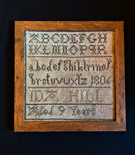 Ida Hill Alphabet - 9 1/2"x9 1/2"