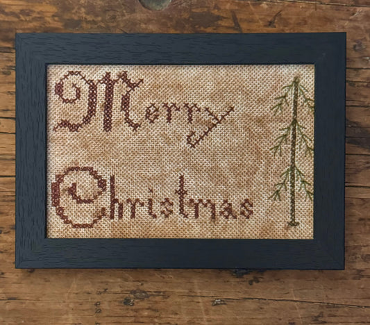 Merry Christmas Old English - 5"x7"