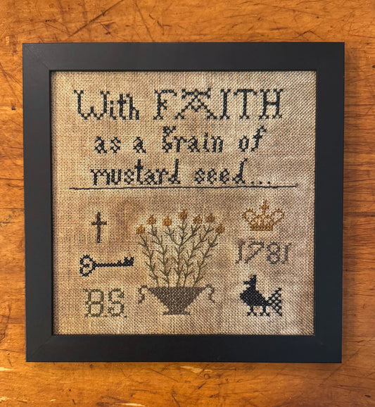 With FAITH - 9 1/2" X 9 1/2"