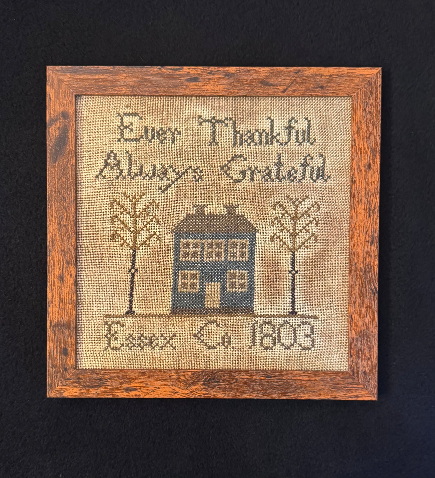 Always Grateful House - 9 1/2" x 9 1/2"