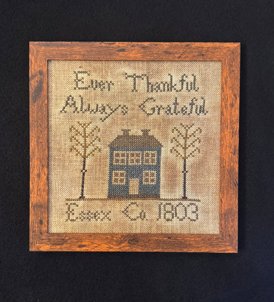Always Grateful House - 9 1/2" x 9 1/2"